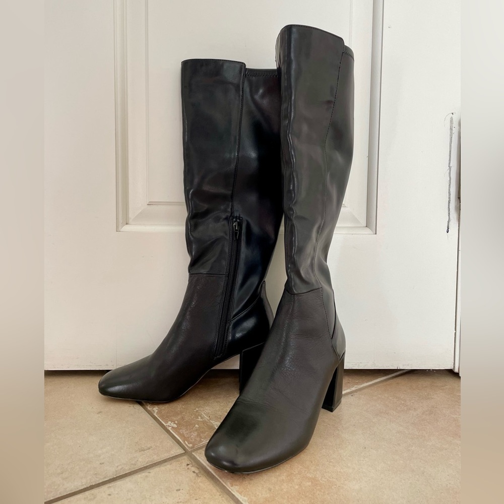 Black Knee-High Boots